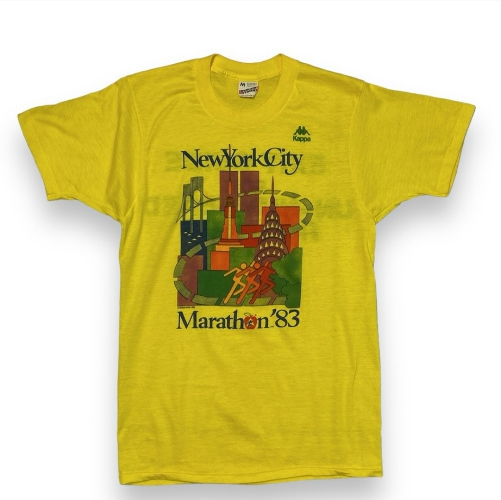 RARE COLLECTIBLE 1983 NYC Marathon Bandit Catcher Shirt